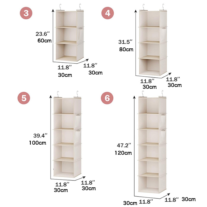 Kledingkast opslag bamboe lake - Baby Clothing Organizer recensie en prijs
