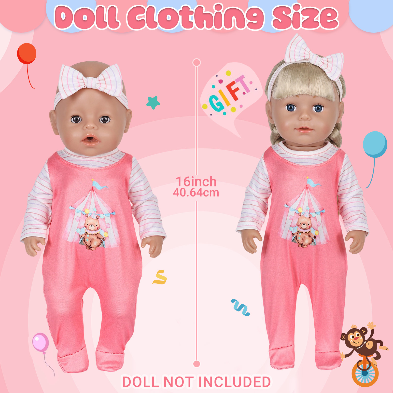 Poppenkleertjes voor 16-18 inc - Baby Clothing recensie en prijs