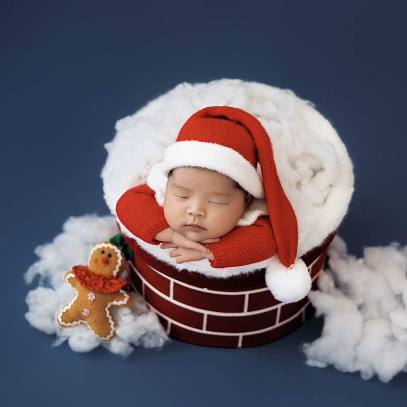 Kerstman pasgeboren fotokledin - Romper Onesie Baby recensie en prijs