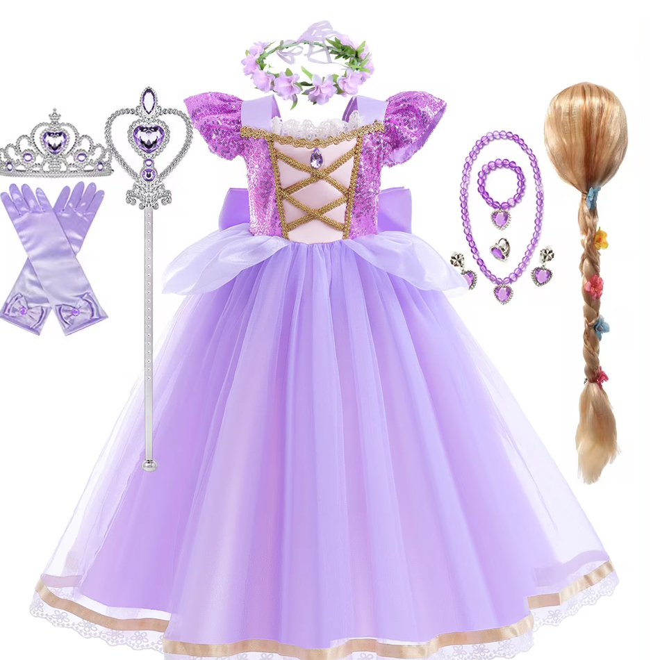 Zomer Rapunzal Meisje Prinses  - Baby Clothing Europe recensie en prijs
