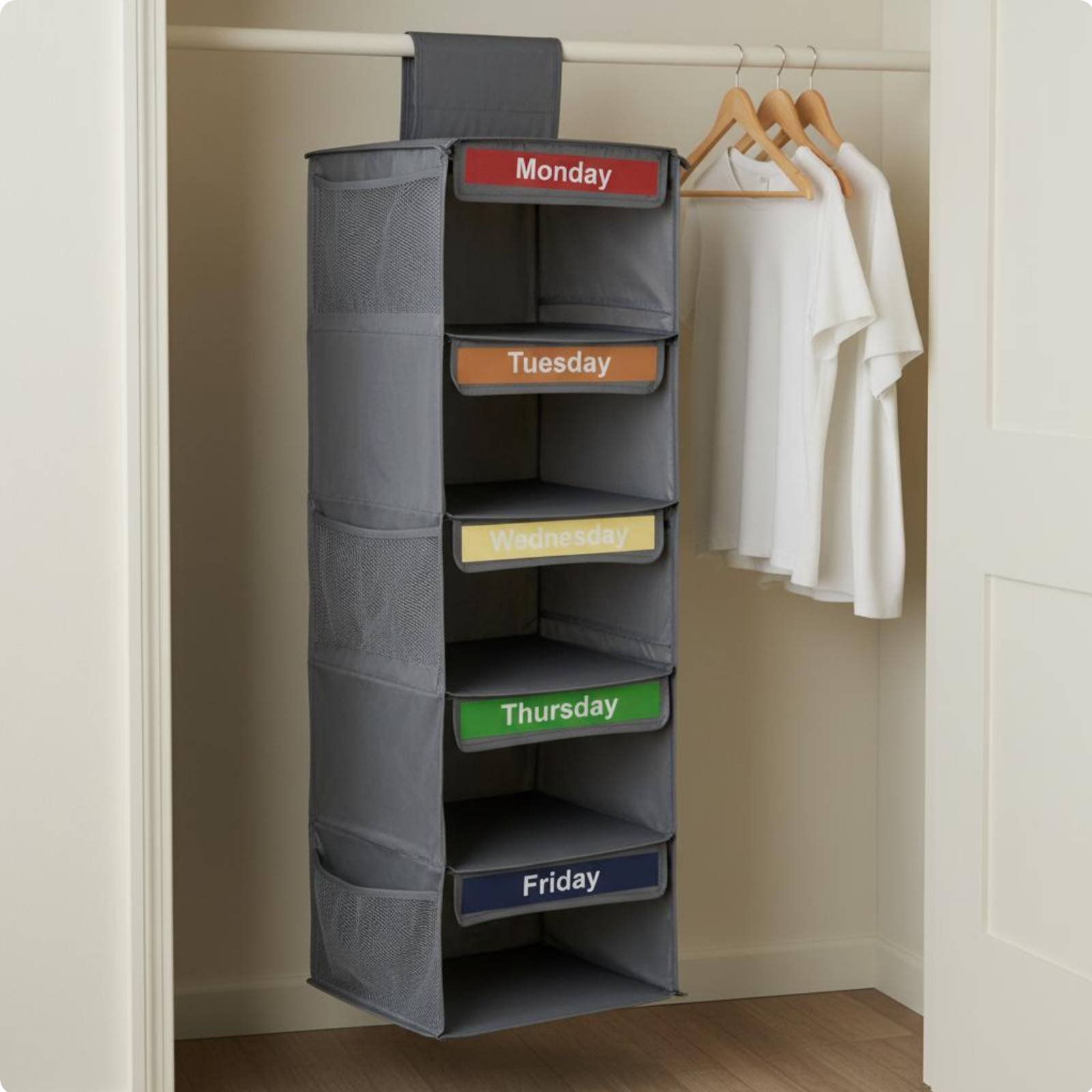 7-laags hangende opbergzak, we - Baby Clothing Organizer recensie en prijs