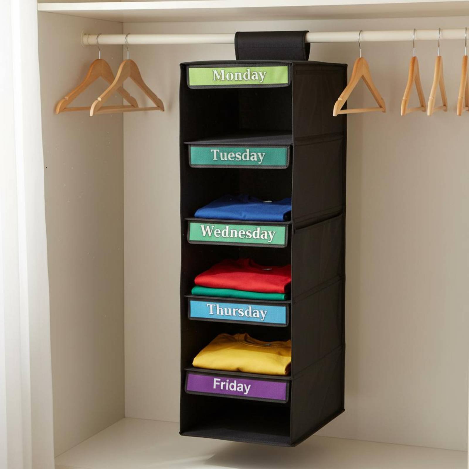 7-laags hangende opbergzak, we - Baby Clothing Organizer recensie en prijs
