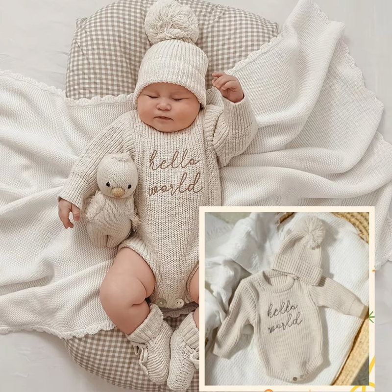 Ylsteed Hello World breien pas - Romper Onesie Baby recensie en prijs